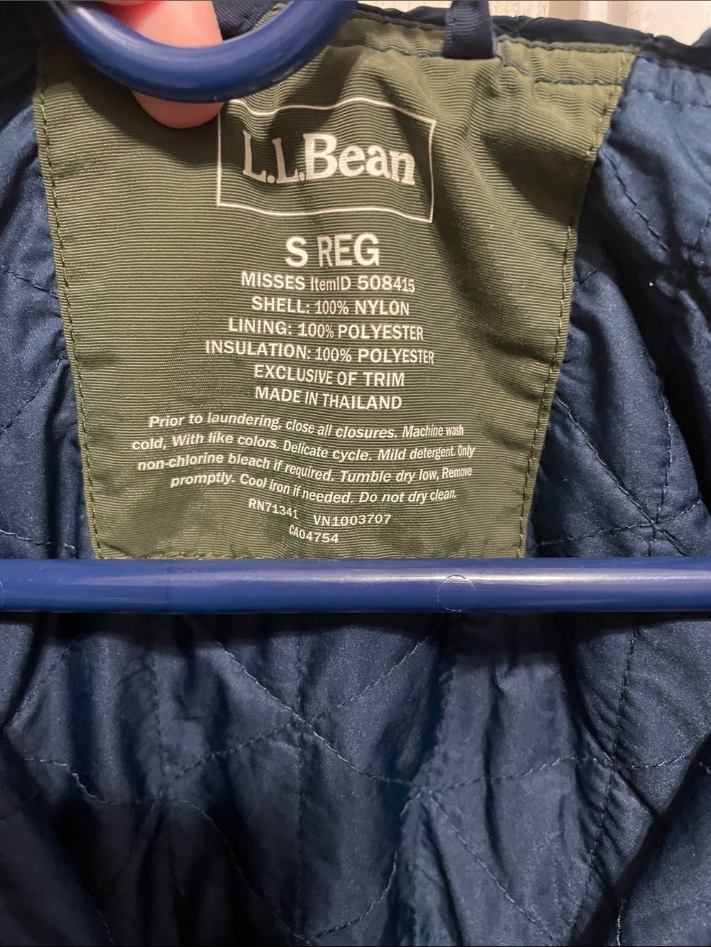 L.L. Bean Color Block Jacket - Picture 2 of 5